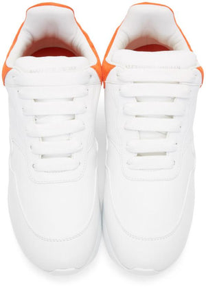 Alexander McQueen Oversized Runner 'White & Orange'