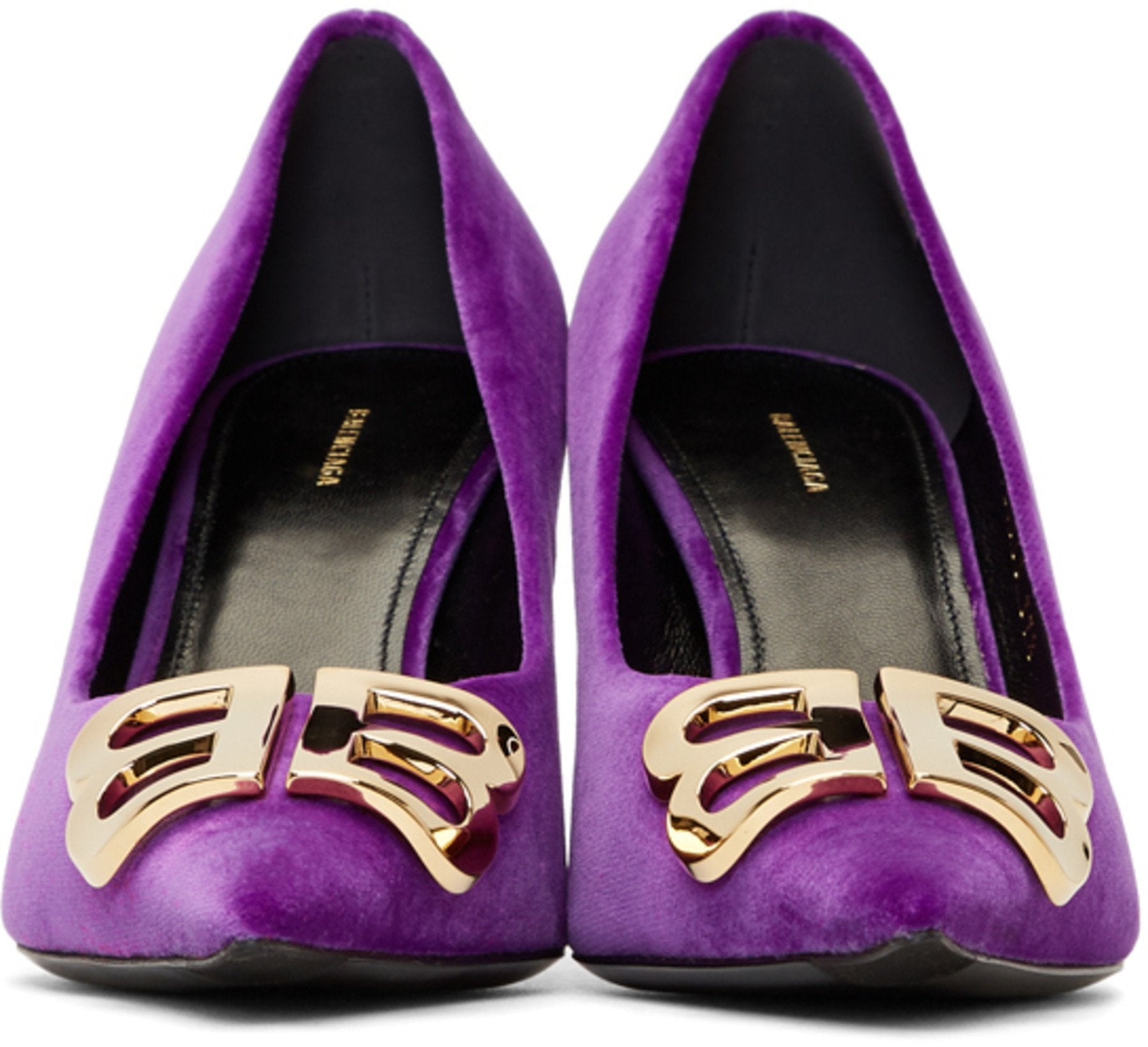 Balenciaga Velour Heels 'Purple'