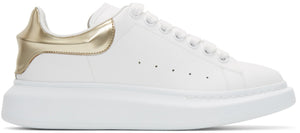 Alexander McQueen Oversized Sneakers 'White & Gold'